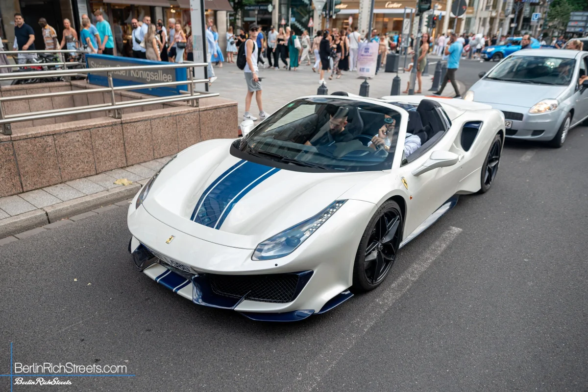 Ferrari 488 Pista Spider spotted in Düsseldorf — BerlinRichStreets