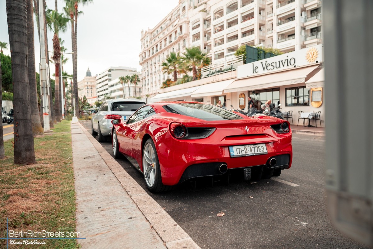 Ferrari 488 GTB spotted in Cannes — BerlinRichStreets