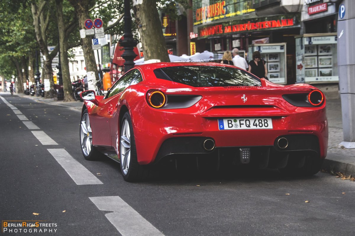 Ferrari 488 GTB spotted in Berlin — BerlinRichStreets