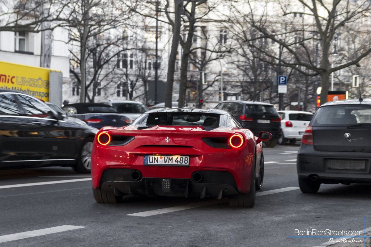 Ferrari 488 Spider spotted in Berlin — BerlinRichStreets