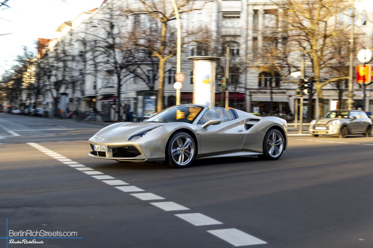 Ferrari 488 Spider spotted in Berlin — BerlinRichStreets