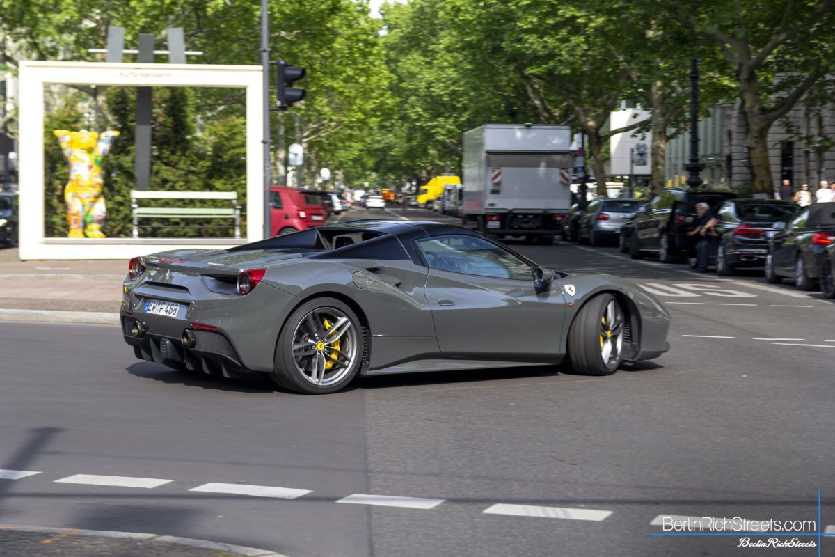 Ferrari 488 Spider spotted in Berlin — BerlinRichStreets