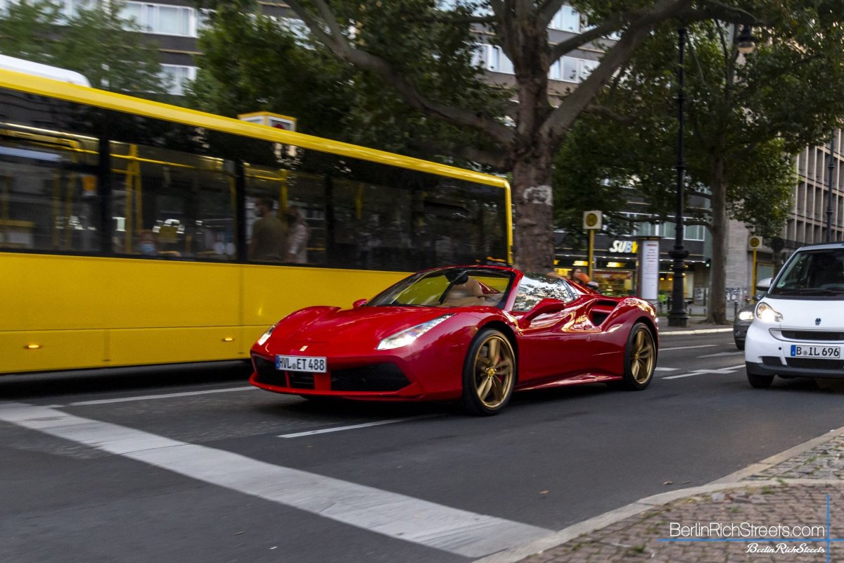 Ferrari 488 Spider spotted in Berlin — BerlinRichStreets