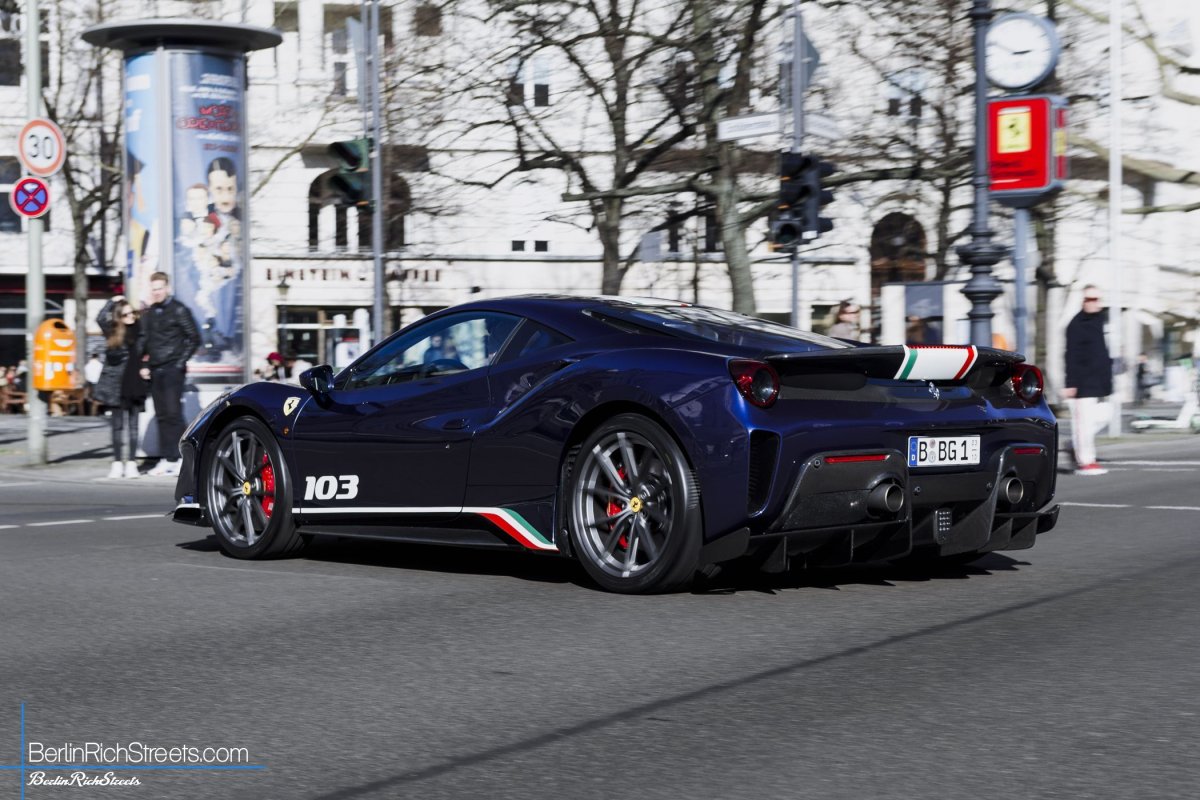 Ferrari 488 Pista Piloti spotted in Berlin — BerlinRichStreets