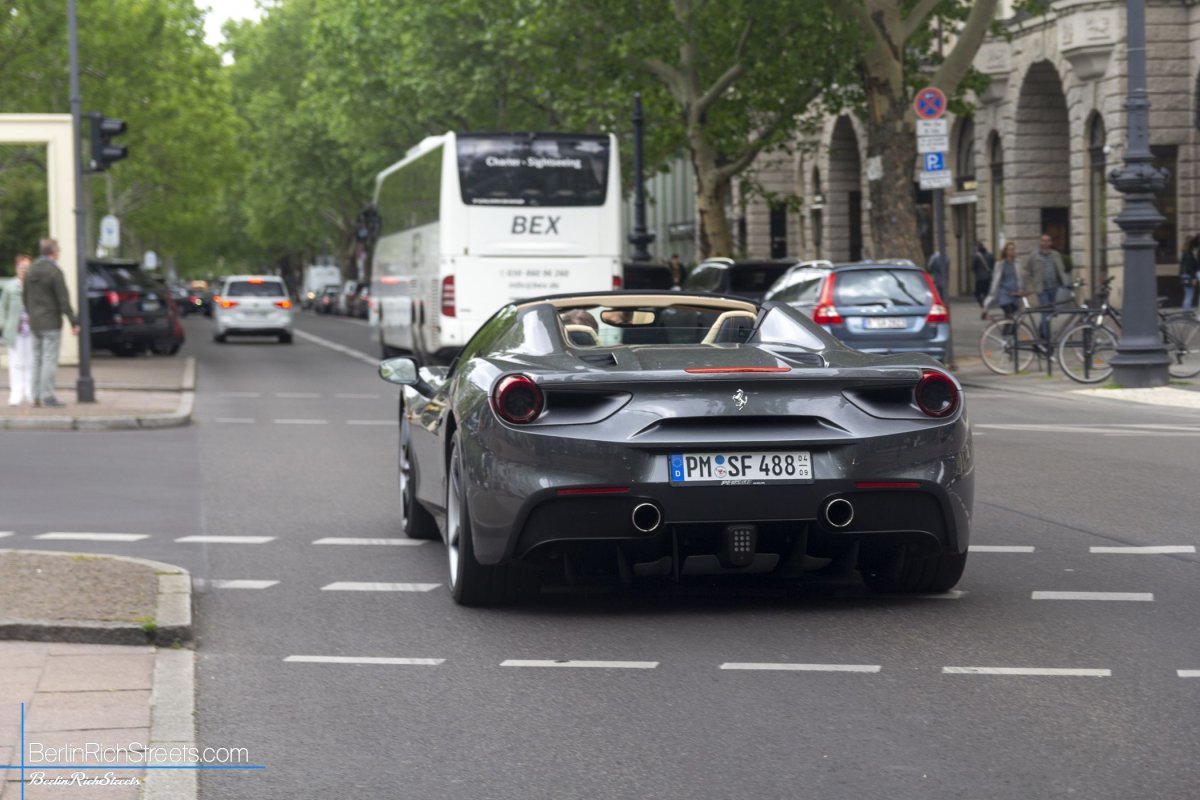 Ferrari 488 Spider spotted in Berlin — BerlinRichStreets