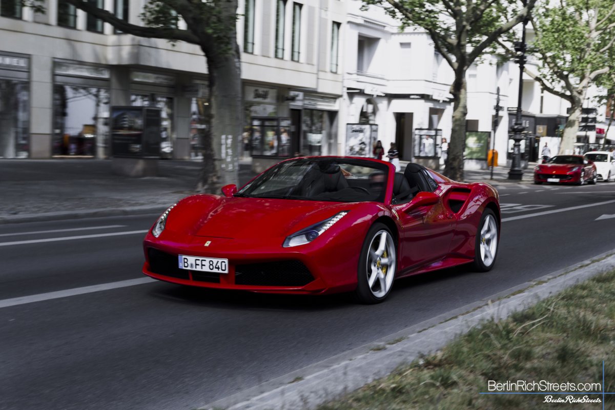 Ferrari 488 Spider spotted in Berlin — BerlinRichStreets