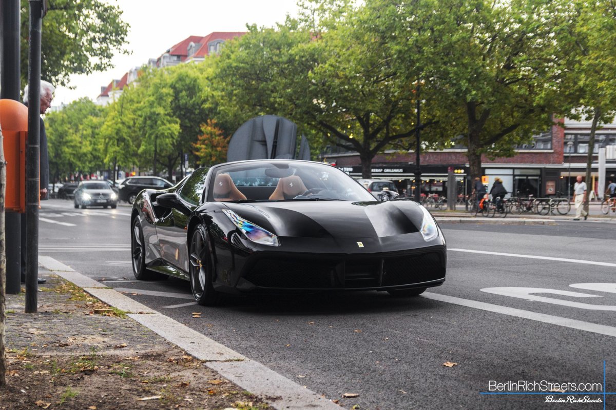 Ferrari 488 Spider spotted in Berlin — BerlinRichStreets