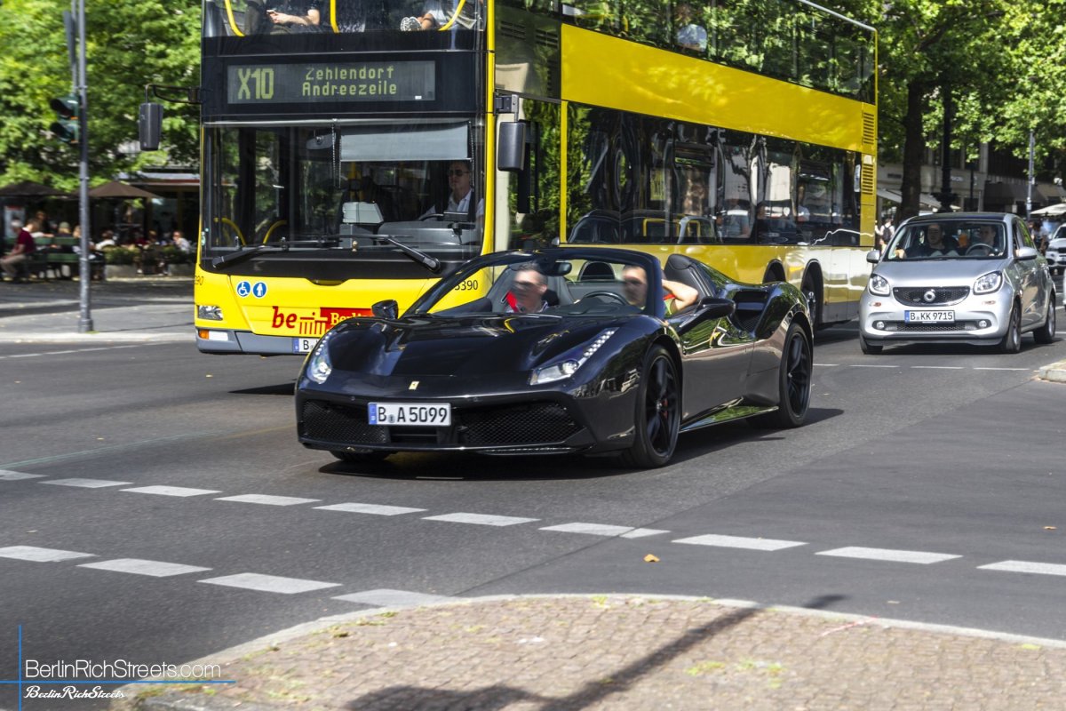 Ferrari 488 Spider spotted in Berlin — BerlinRichStreets