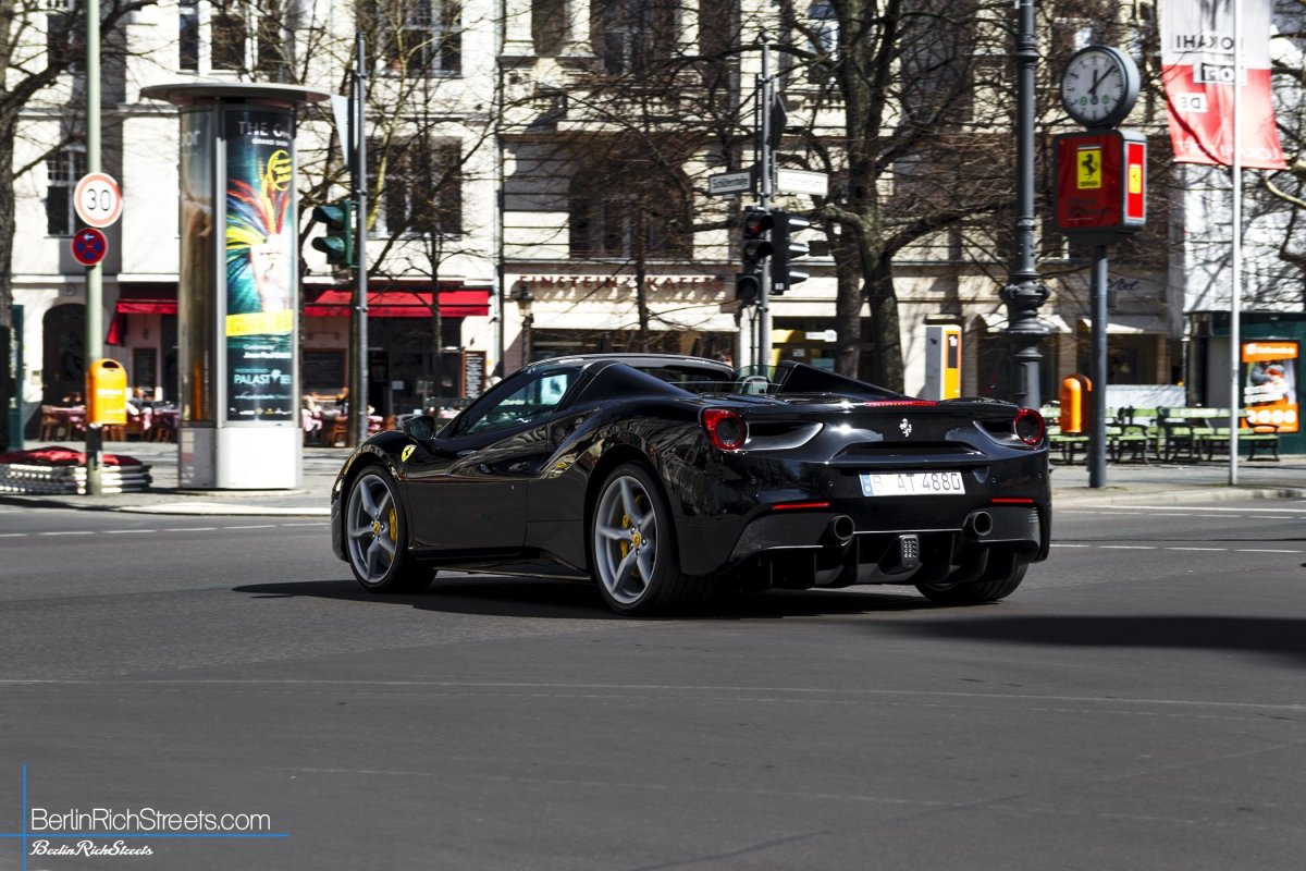 Ferrari 488 Spider spotted in Berlin — BerlinRichStreets