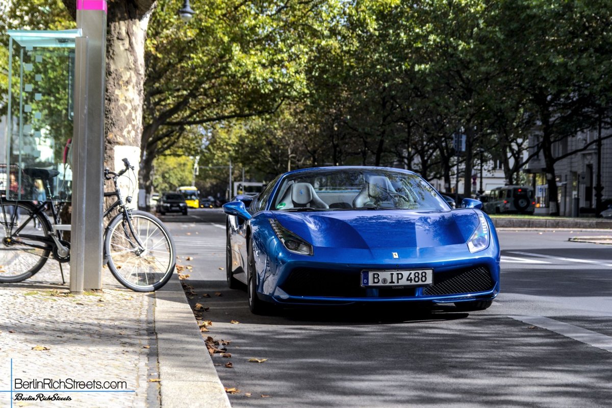 Ferrari 488 Spider spotted in Berlin — BerlinRichStreets