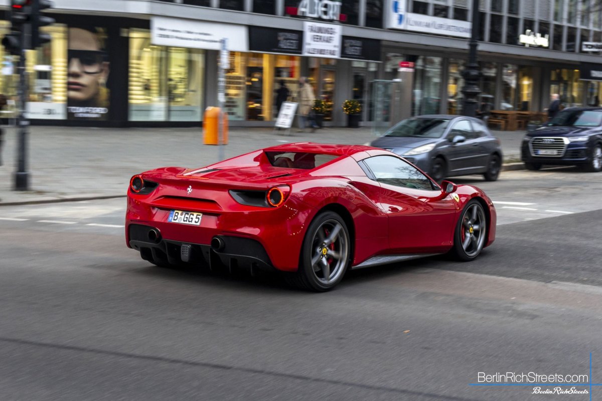 Ferrari 488 Spider spotted in Berlin — BerlinRichStreets