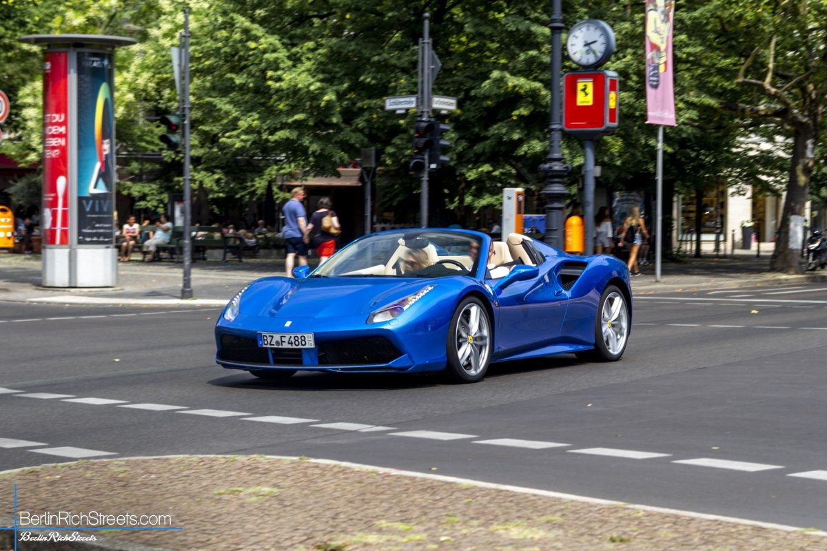 Ferrari 488 Spider spotted in Berlin — BerlinRichStreets