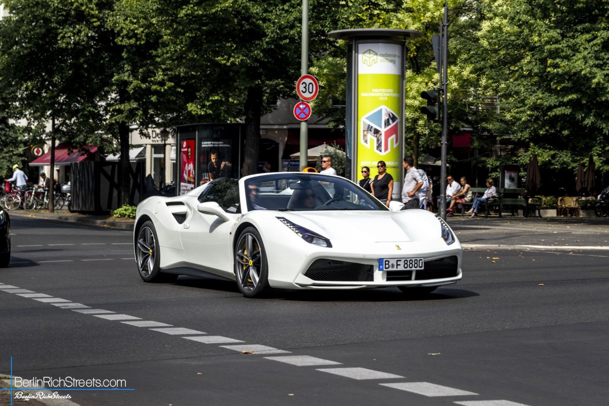 Ferrari 488 Spider spotted in Berlin — BerlinRichStreets