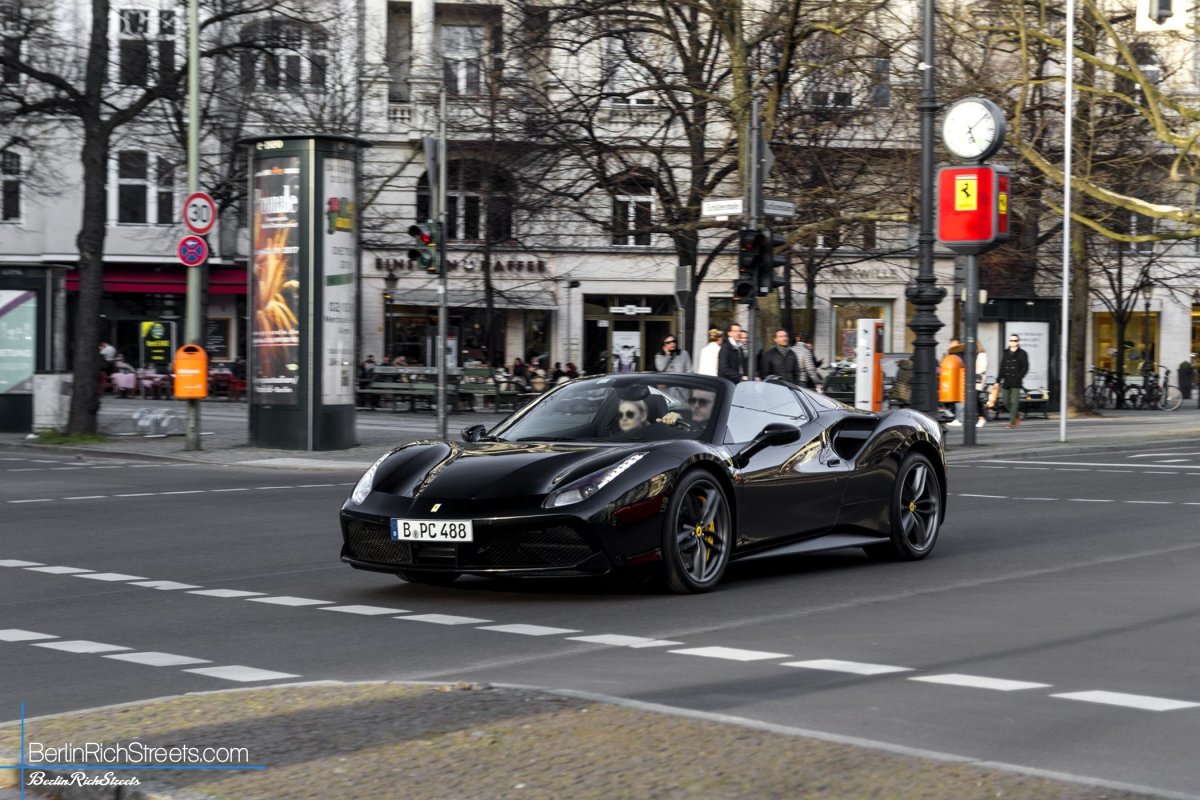 Ferrari 488 Spider spotted in Berlin — BerlinRichStreets