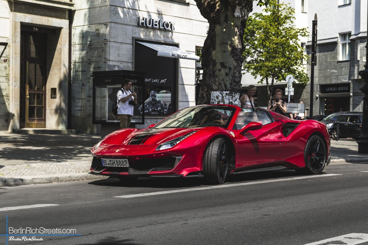 Ferrari 488 Pista Spider spotted in Berlin — BerlinRichStreets