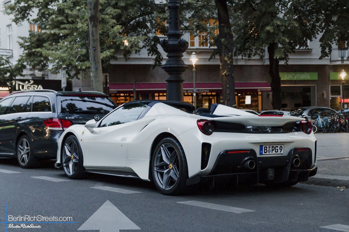 Ferrari 488 Pista Spider spotted in Berlin — BerlinRichStreets