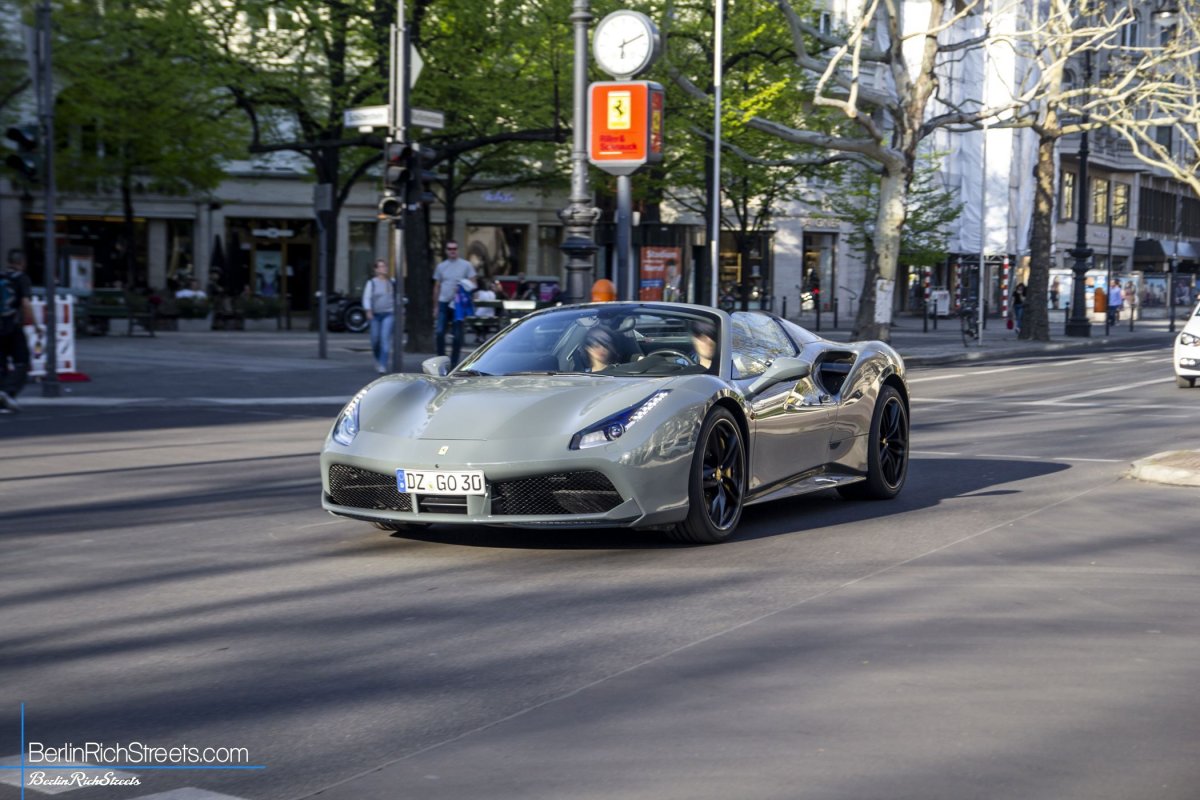 Ferrari 488 Spider spotted in Berlin — BerlinRichStreets