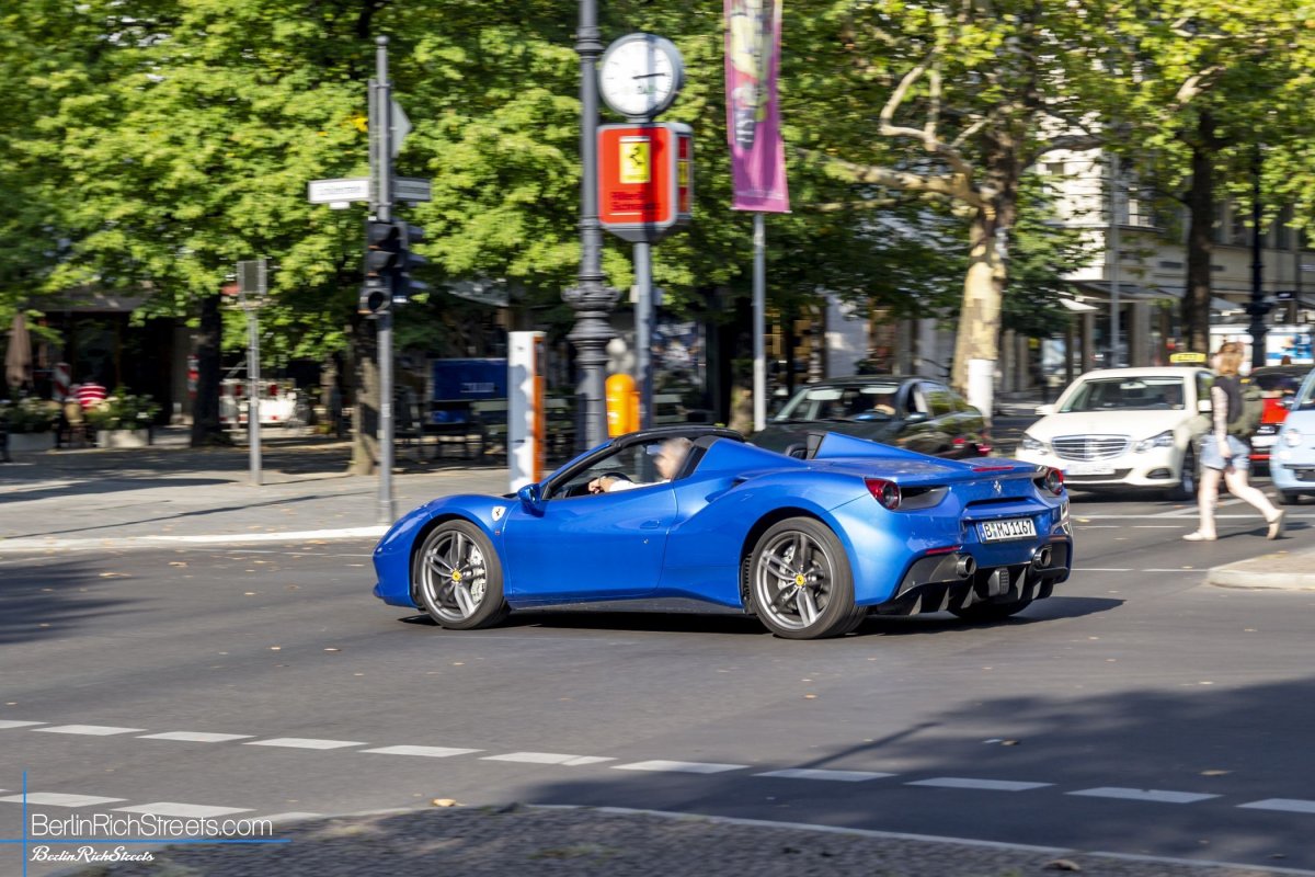 Ferrari 488 Spider spotted in Berlin — BerlinRichStreets