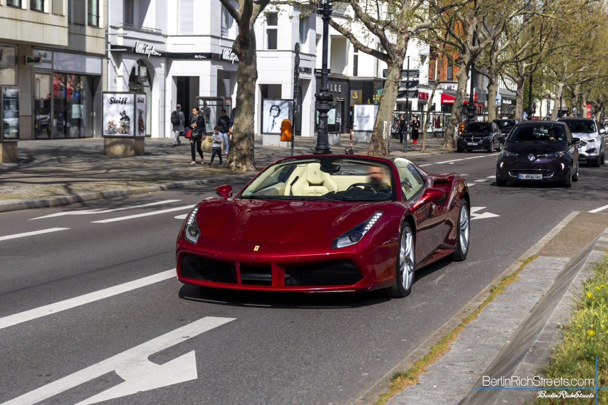 Ferrari 488 Spider spotted in Berlin — BerlinRichStreets