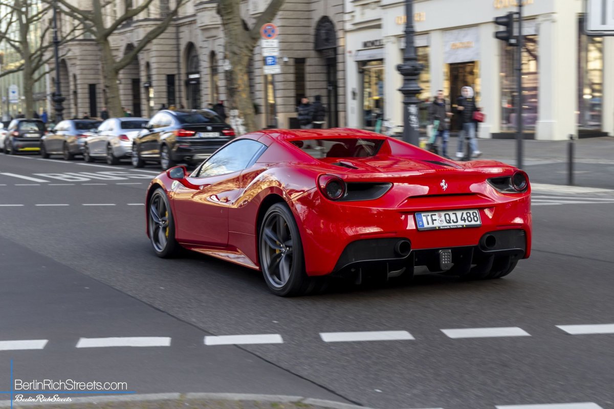 Ferrari 488 Spider spotted in Berlin — BerlinRichStreets