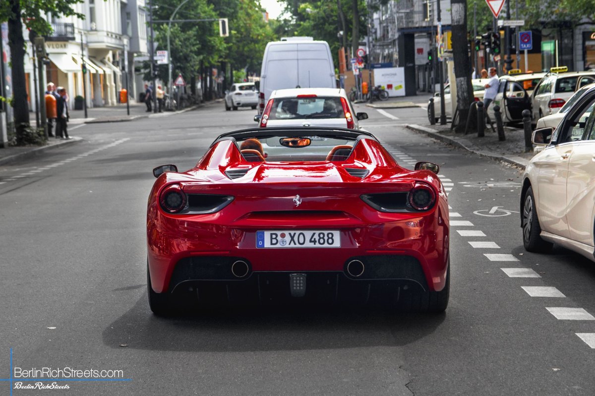Ferrari 488 Spider spotted in Berlin — BerlinRichStreets