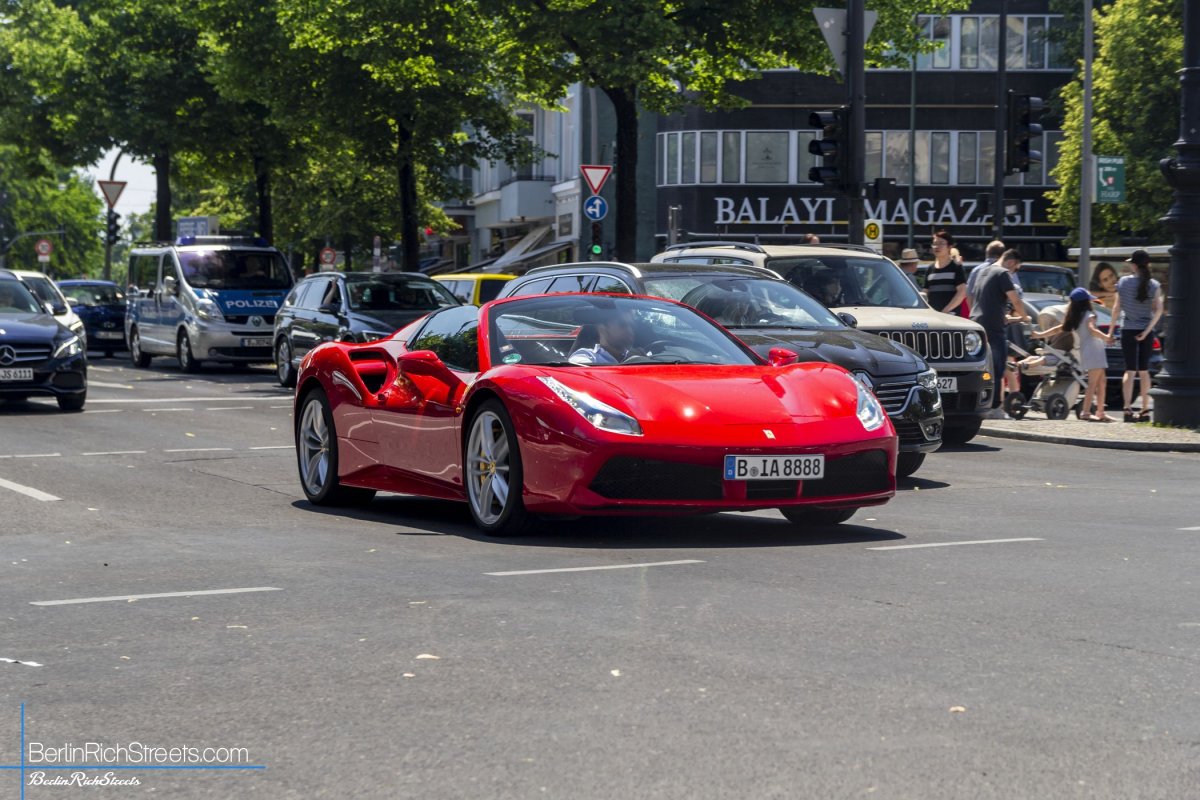 Ferrari 488 Spider spotted in Berlin — BerlinRichStreets