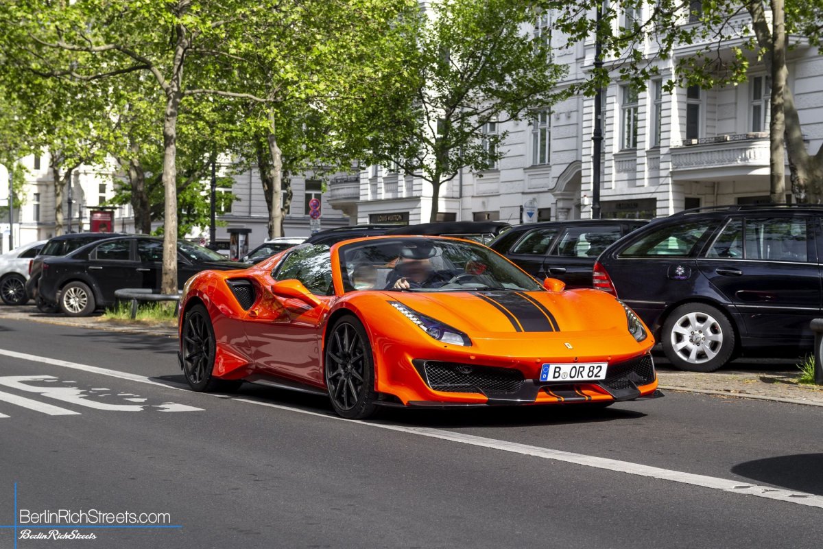 Ferrari 488 Pista Spider spotted in Berlin — BerlinRichStreets