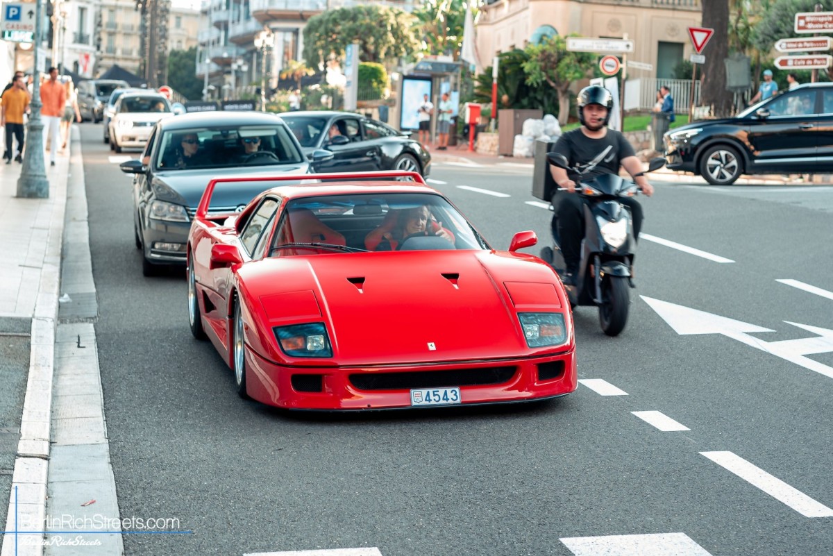 Ferrari F40 spotted in Monaco — BerlinRichStreets