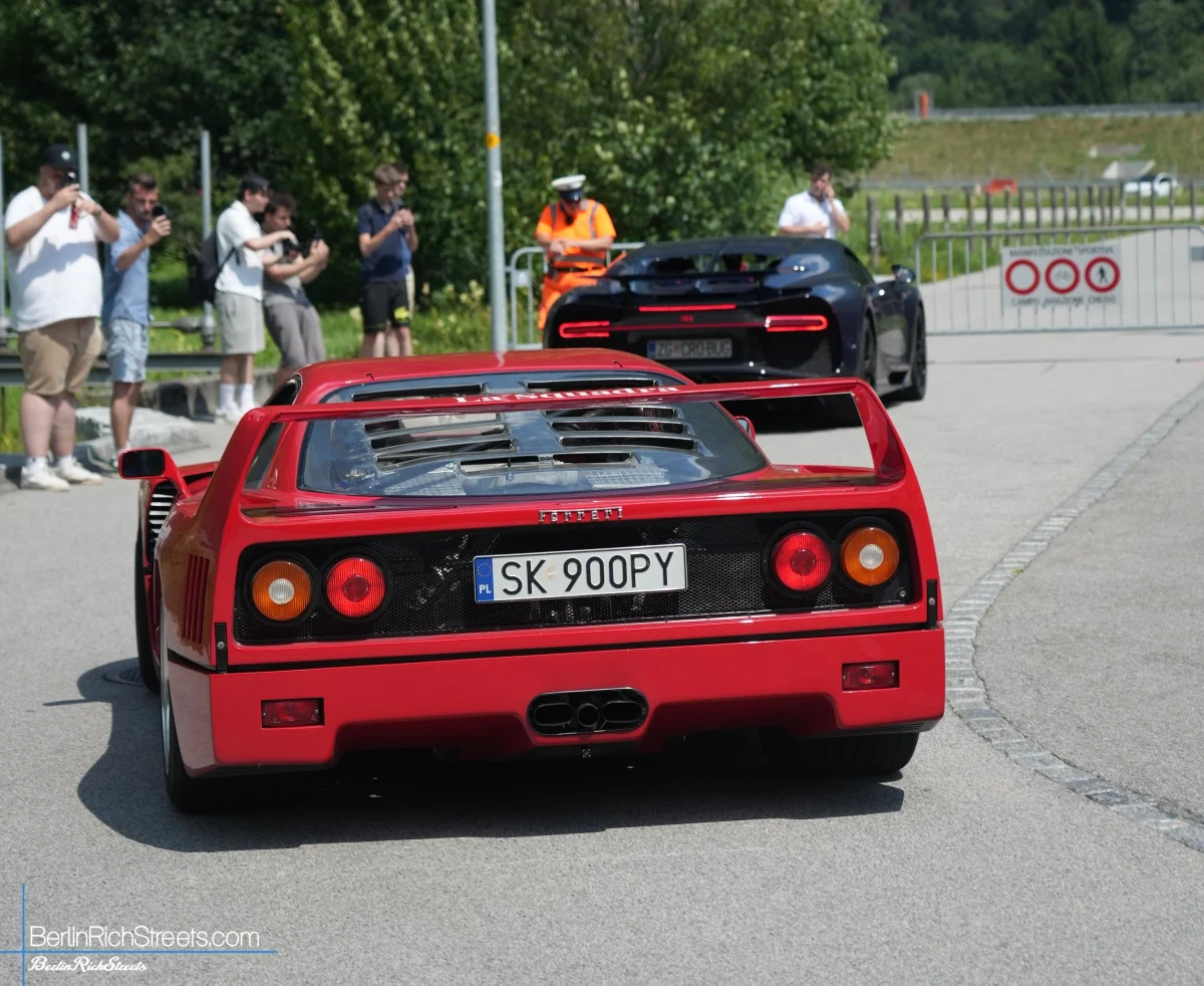Ferrari F40 spotted in Andermatt — BerlinRichStreets