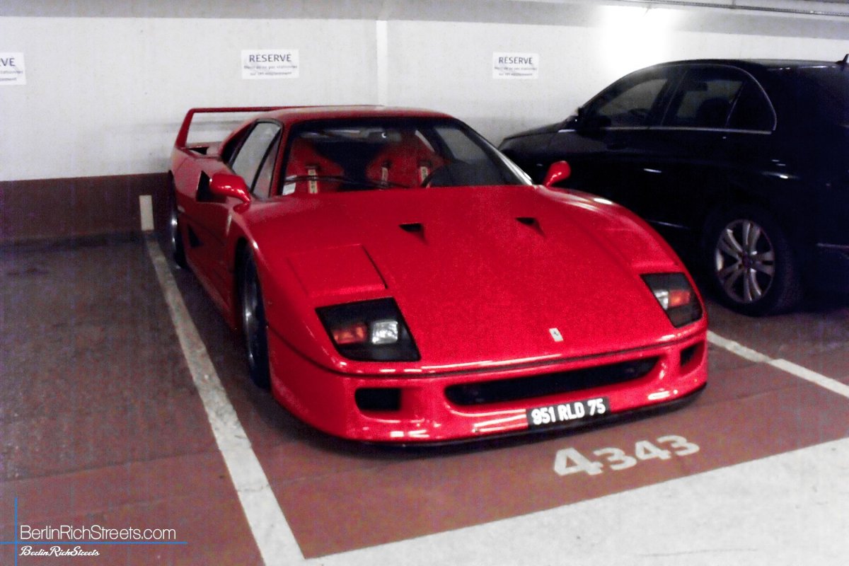 Ferrari F40 spotted in Paris — BerlinRichStreets