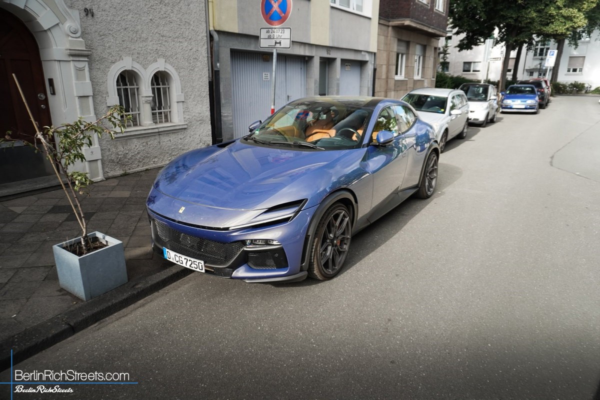 Ferrari Purosangue spotted in Düsseldorf — BerlinRichStreets