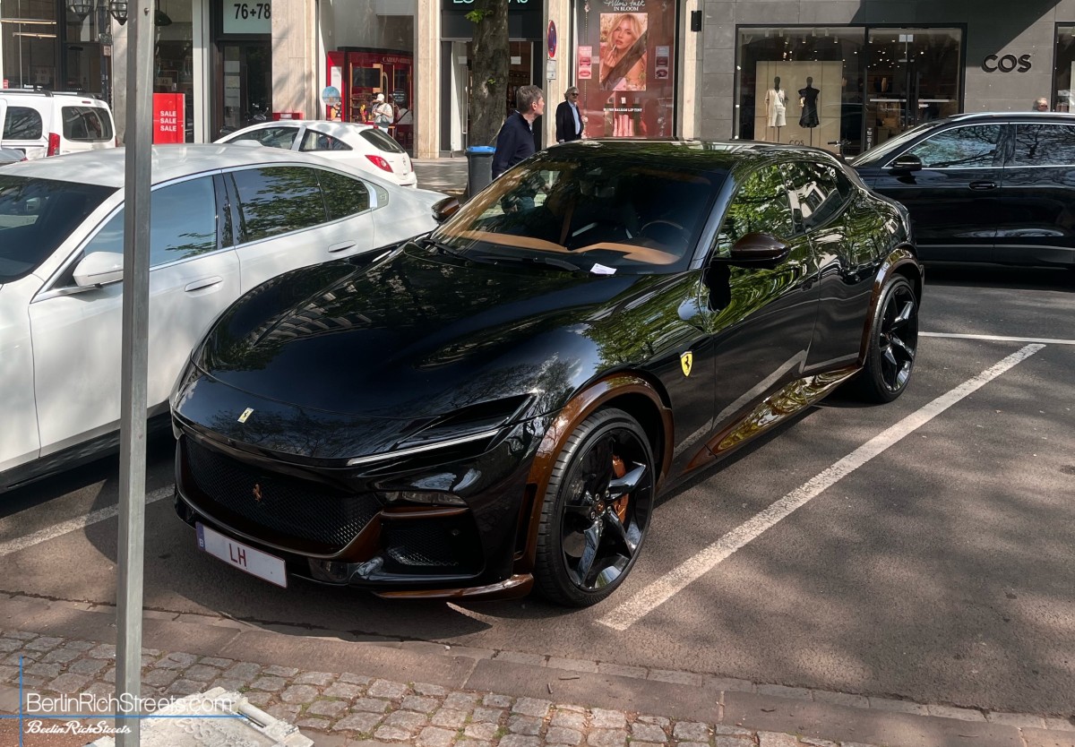 Ferrari Purosangue spotted in Düsseldorf — BerlinRichStreets