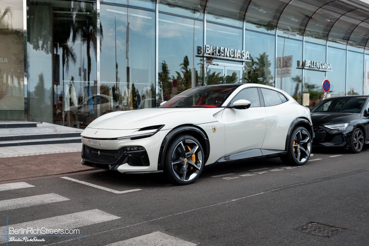 Ferrari Purosangue spotted in Cannes — BerlinRichStreets