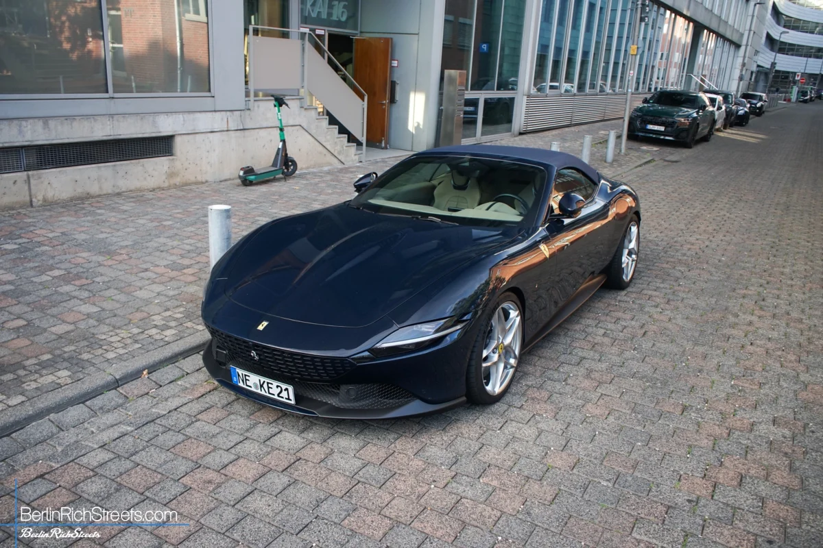 Ferrari Roma Spider spotted in Düsseldorf — BerlinRichStreets