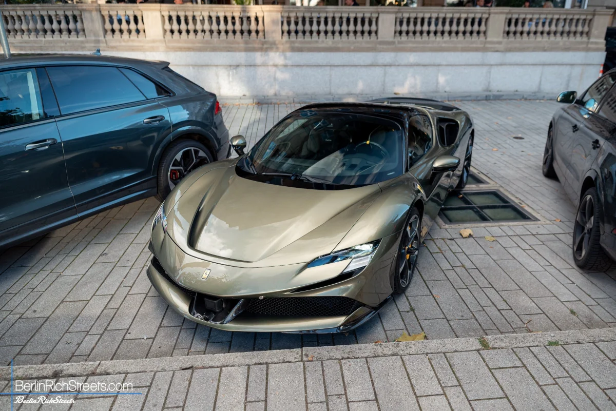 Ferrari SF90 Spider spotted in Düsseldorf — BerlinRichStreets