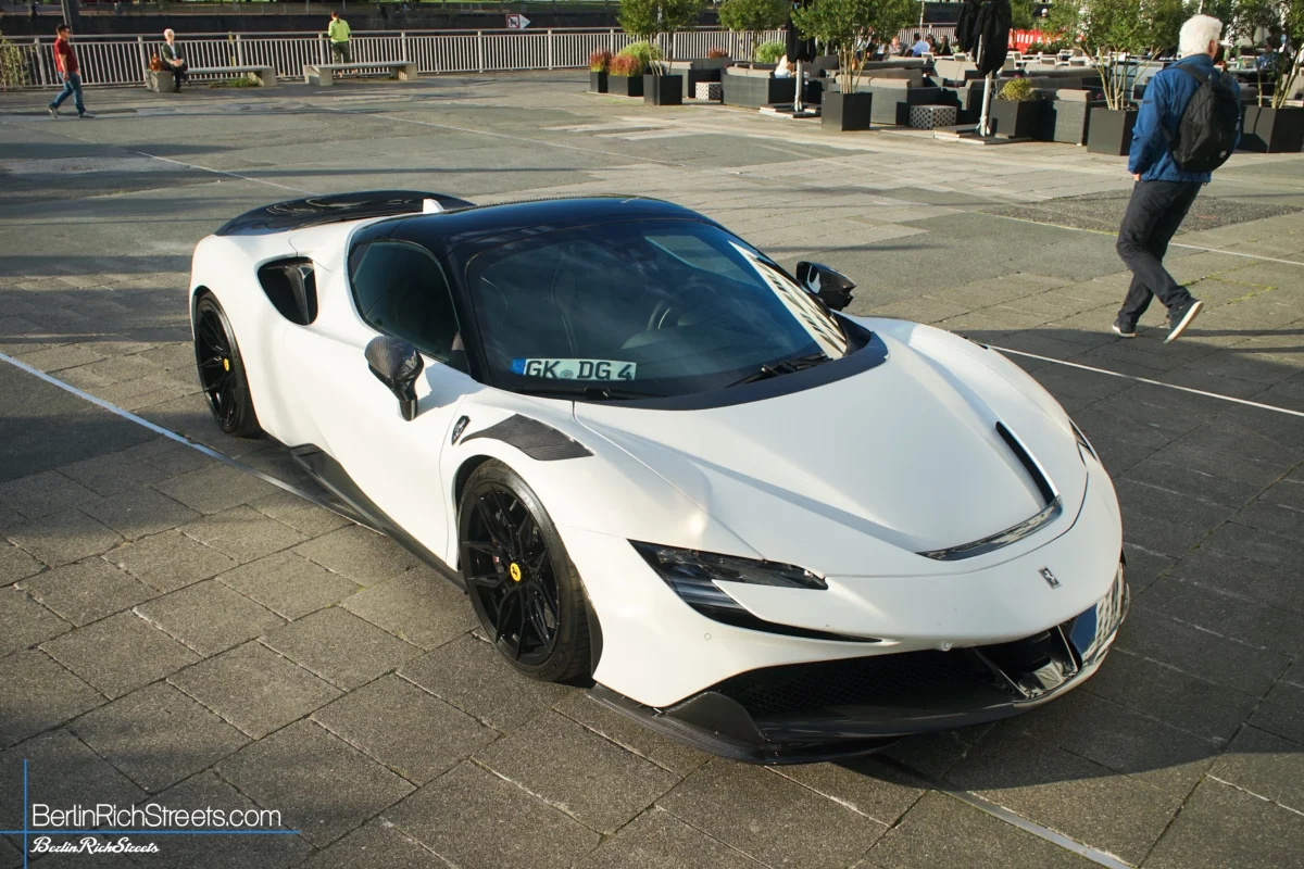 Ferrari SF90 Spider spotted in Düsseldorf — BerlinRichStreets