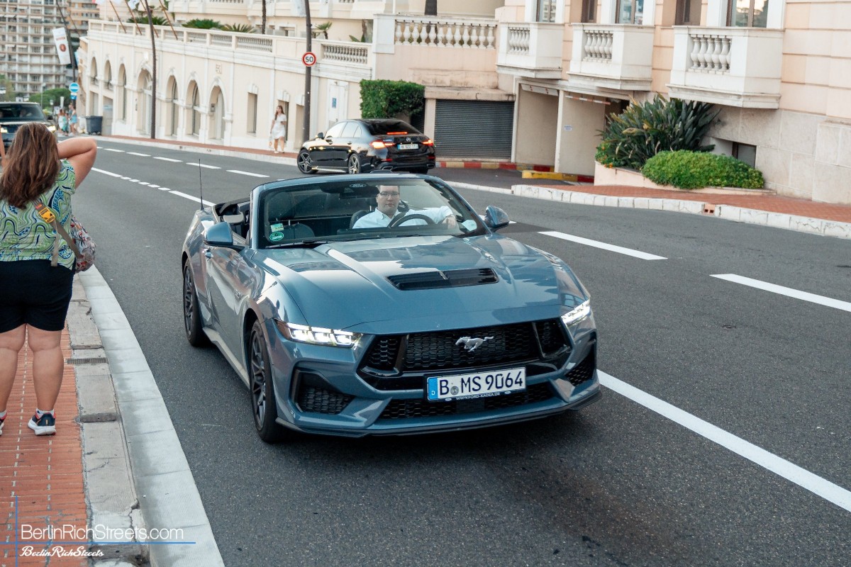 Ford Mustang GT Convertible 2024 spotted in Monaco — BerlinRichStreets