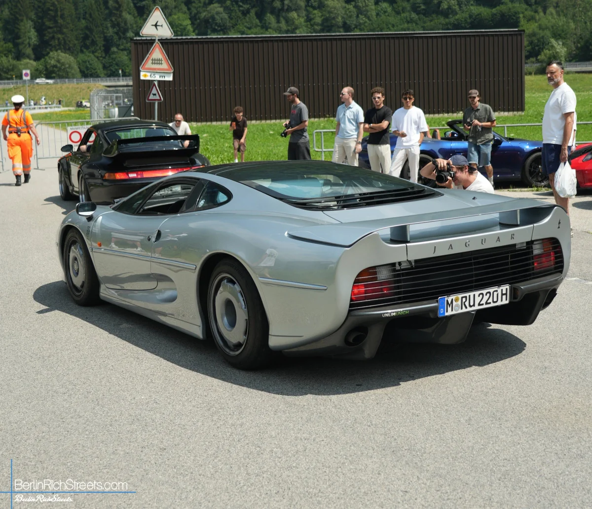 Jaguar XJ220 spotted in Andermatt — BerlinRichStreets