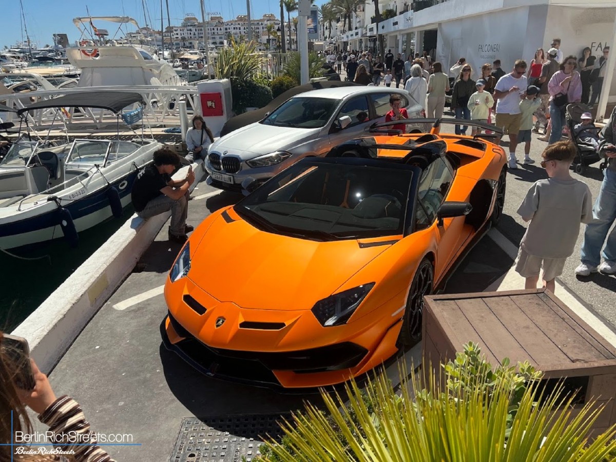 Lamborghini Aventador LP770-4 SVJ Roadster spotted in Marbella — BerlinRichStreets