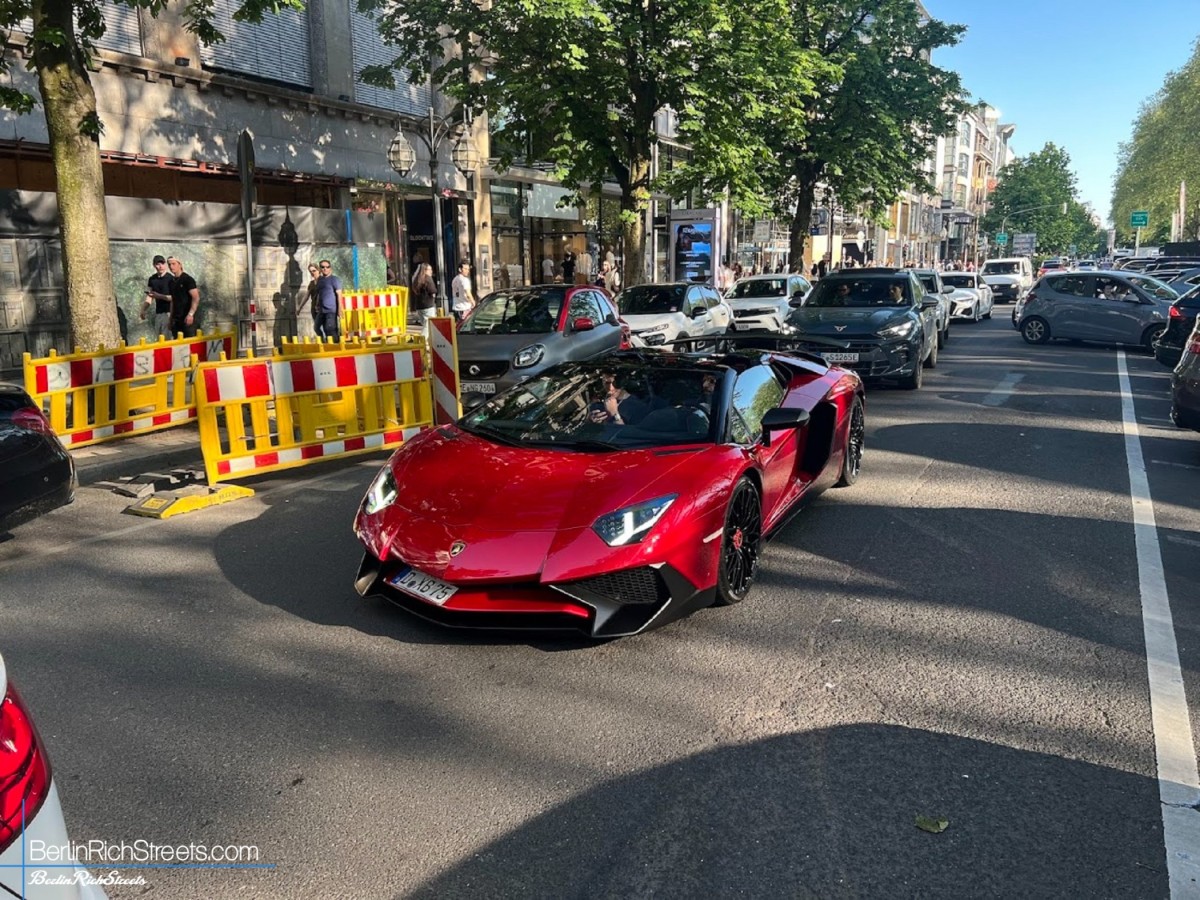 Lamborghini Aventador LP750-4 Super Veloce Roadster spotted in Düsseldorf — BerlinRichStreets