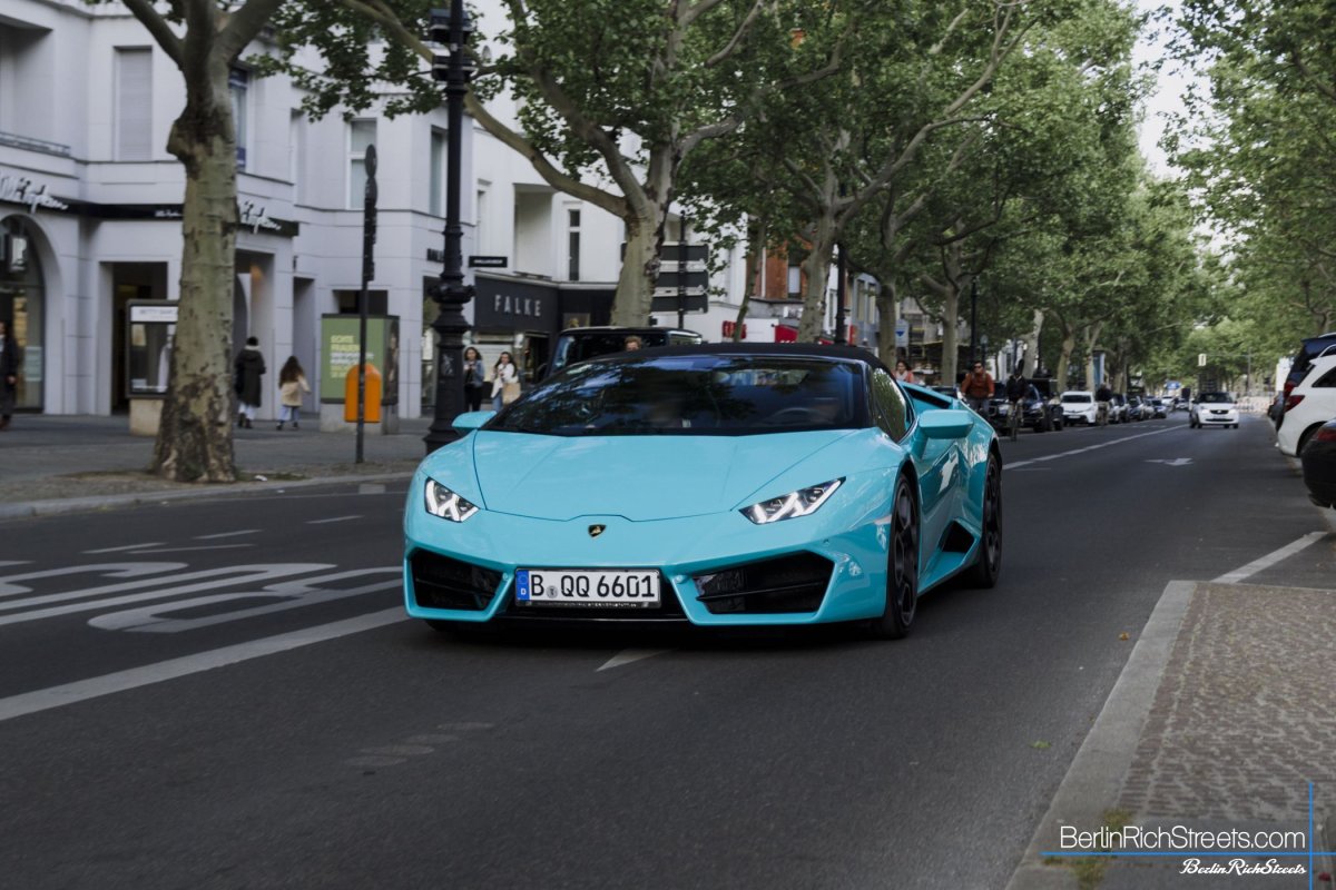 Lamborghini Huracán LP580-2 Spyder spotted in Berlin — BerlinRichStreets