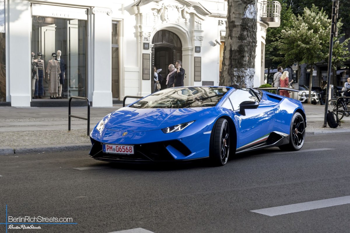 Lamborghini Huracán LP640-4 Performante Spyder spotted in Berlin — BerlinRichStreets