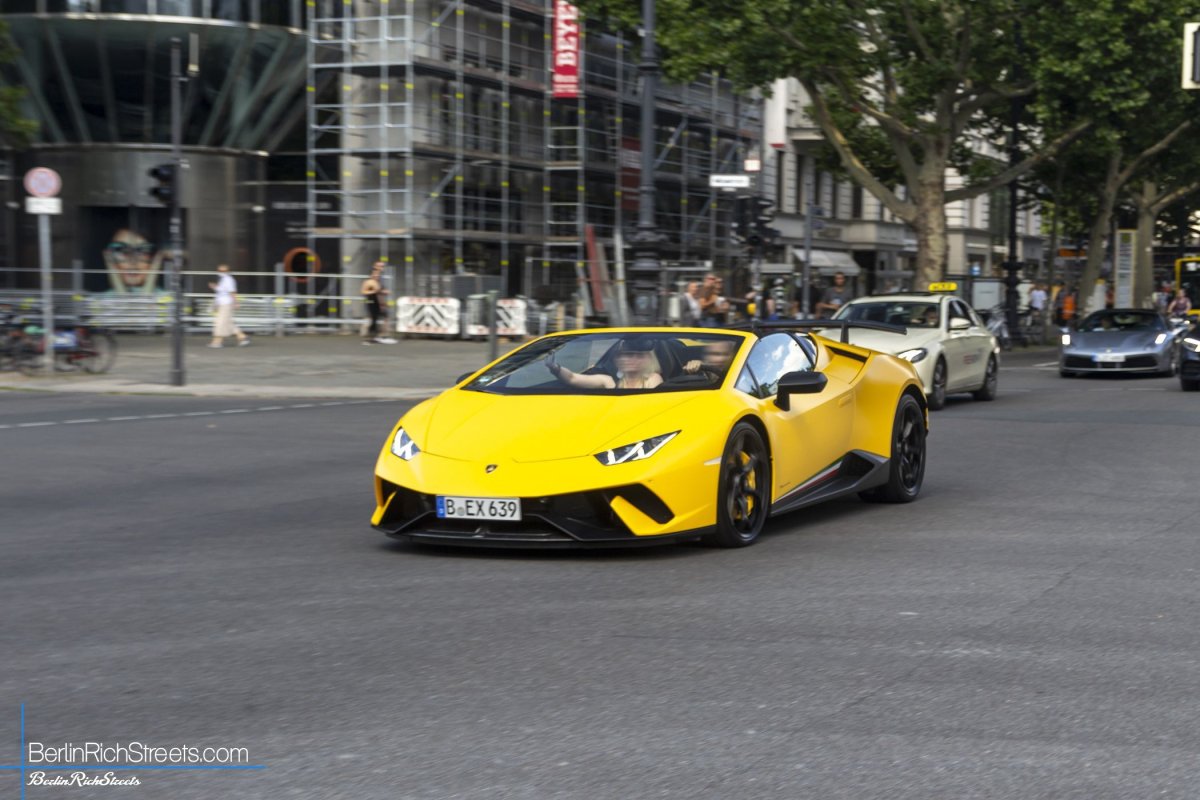 Lamborghini Huracán LP640-4 Performante Spyder spotted in Berlin — BerlinRichStreets