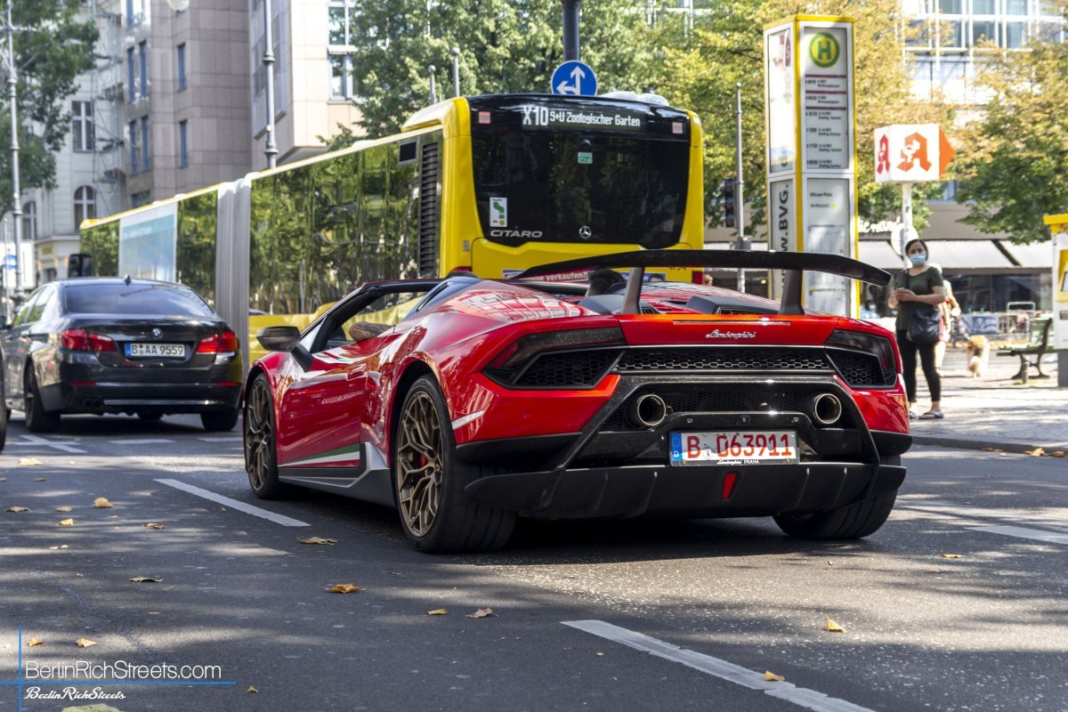 Lamborghini Huracán LP640-4 Performante Spyder spotted in Berlin — BerlinRichStreets