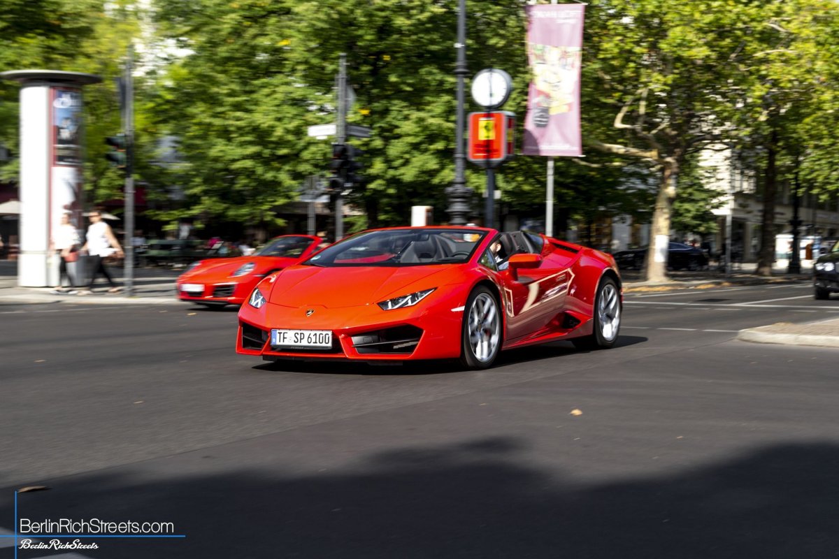 Lamborghini Huracán LP580-2 Spyder spotted in Berlin — BerlinRichStreets