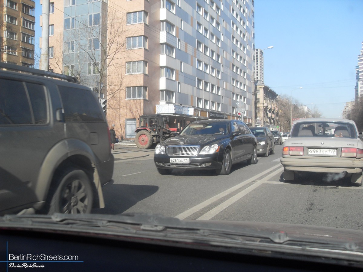 Maybach 57 spotted in Moscow — BerlinRichStreets