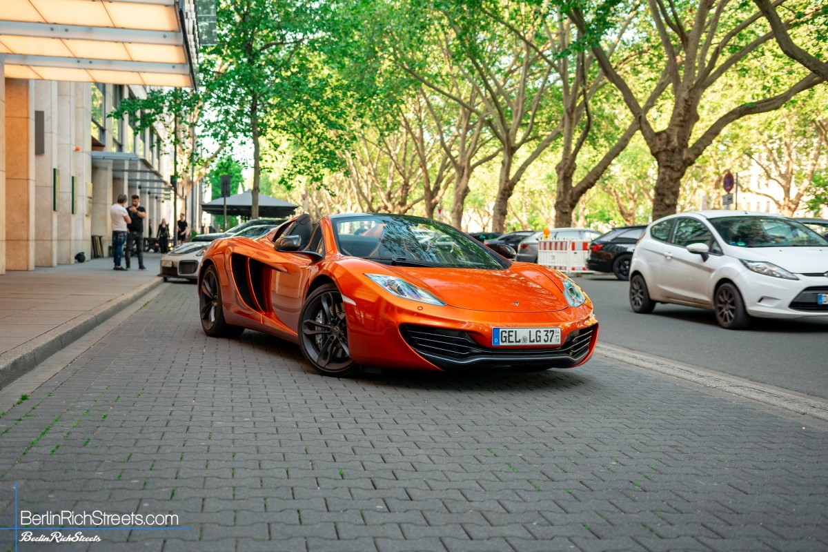 McLaren MP4-12C Spider spotted in Düsseldorf — BerlinRichStreets