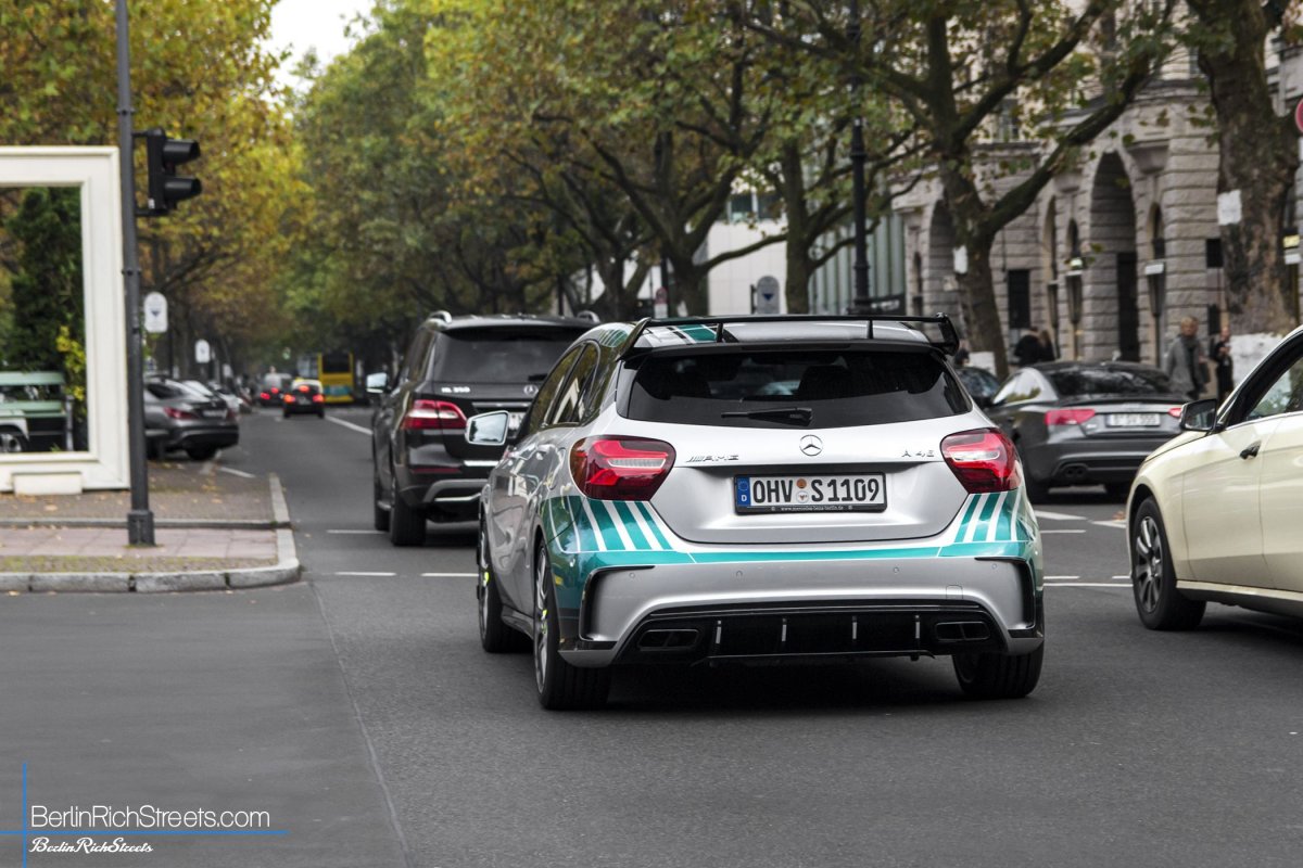 Mercedes-AMG A45 (W176) Petronas 2015 World Champions Edition spotted in Berlin — BerlinRichStreets