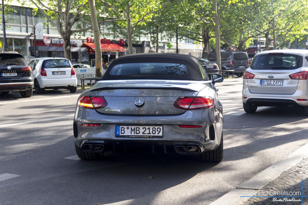 Mercedes-AMG C63 Convertible (A205) 2018 spotted in Berlin — BerlinRichStreets