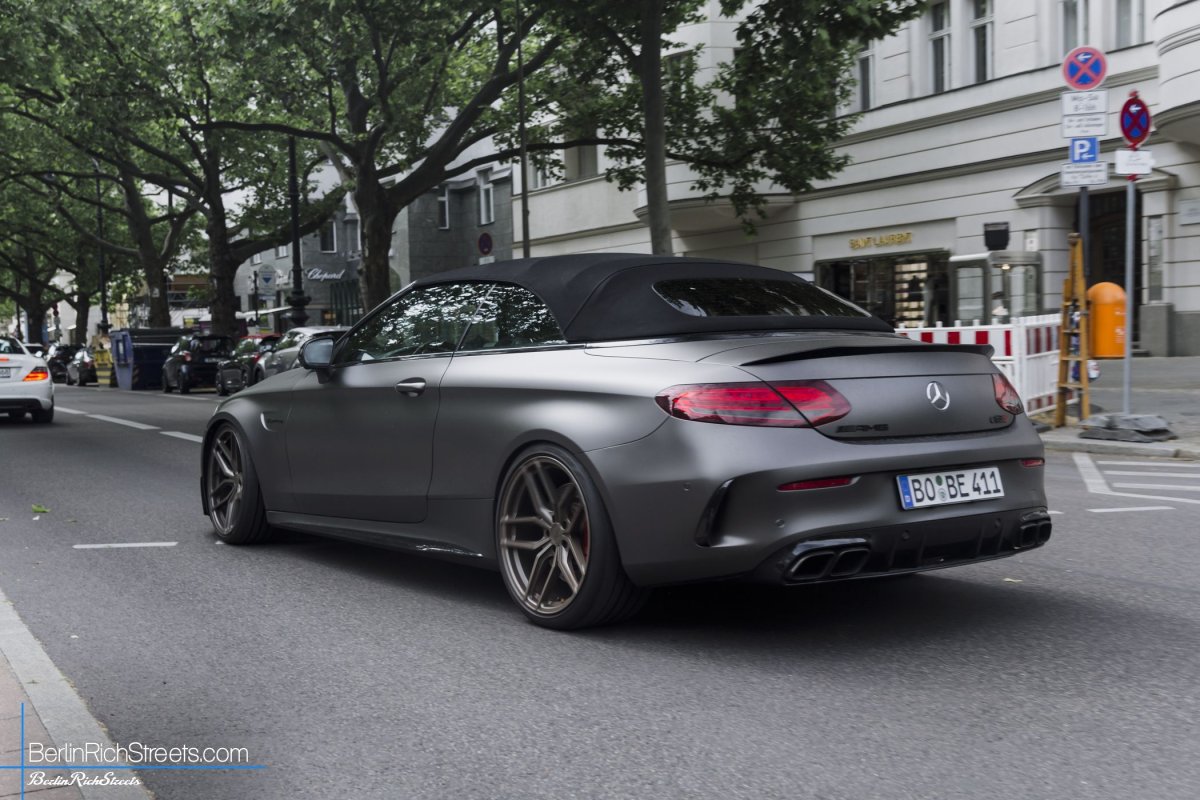 Mercedes-AMG C63 S Convertible (A205) 2018 spotted in Berlin — BerlinRichStreets